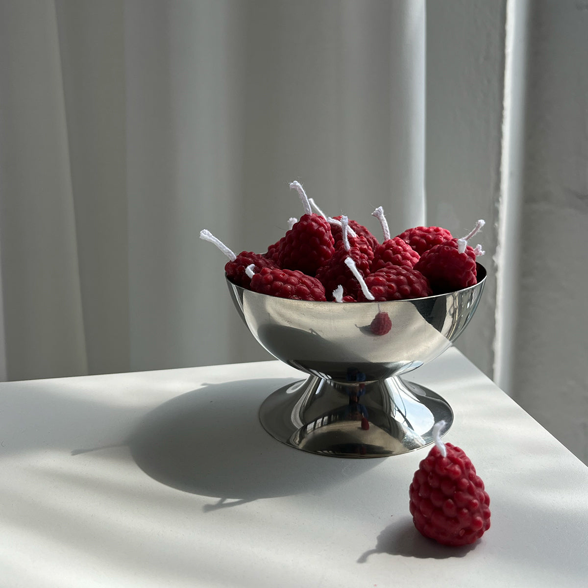 Raspberry Candles - 10 Pack