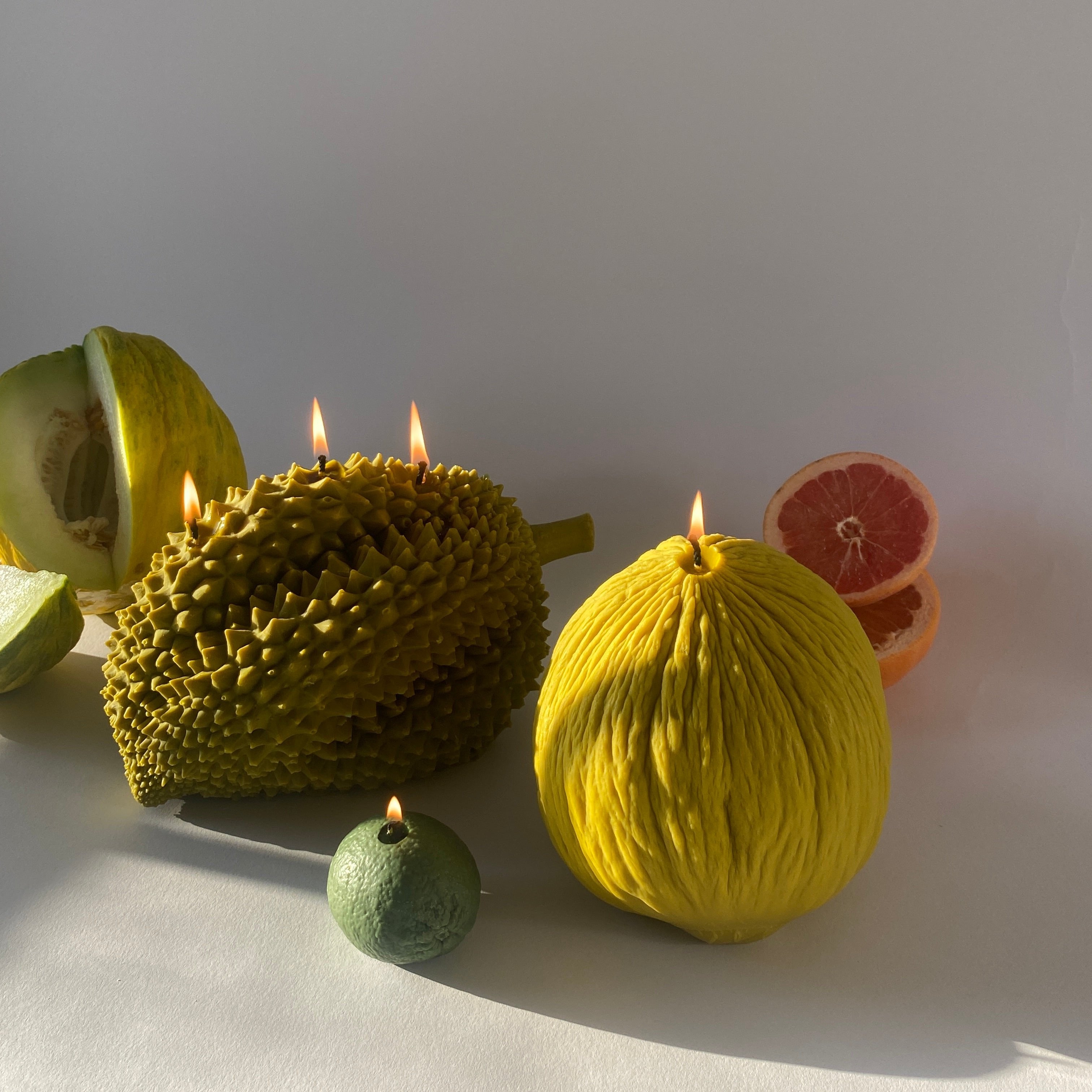 Casaba Melon Candle-6