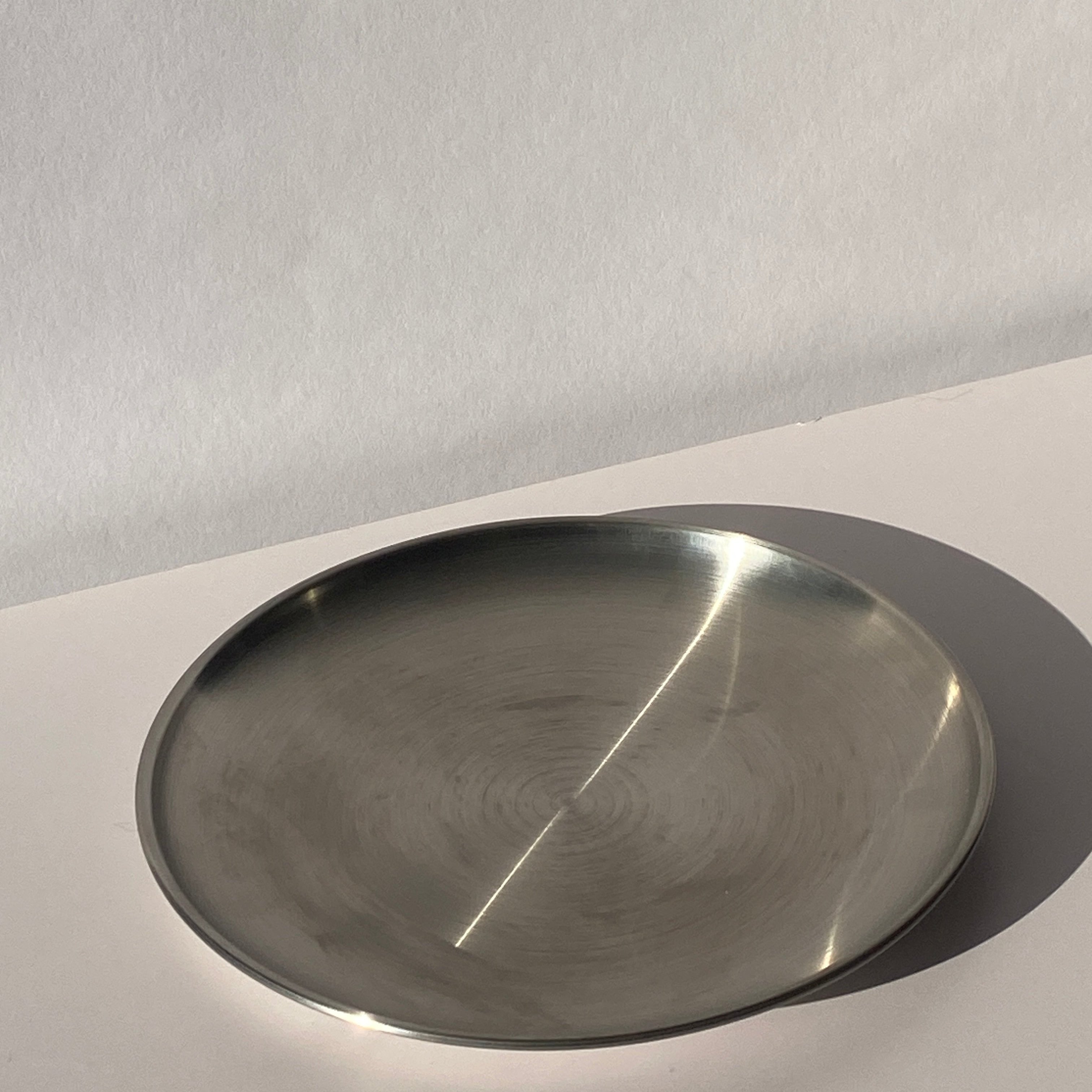 Stainless Steel Candle Plate (8 inches)