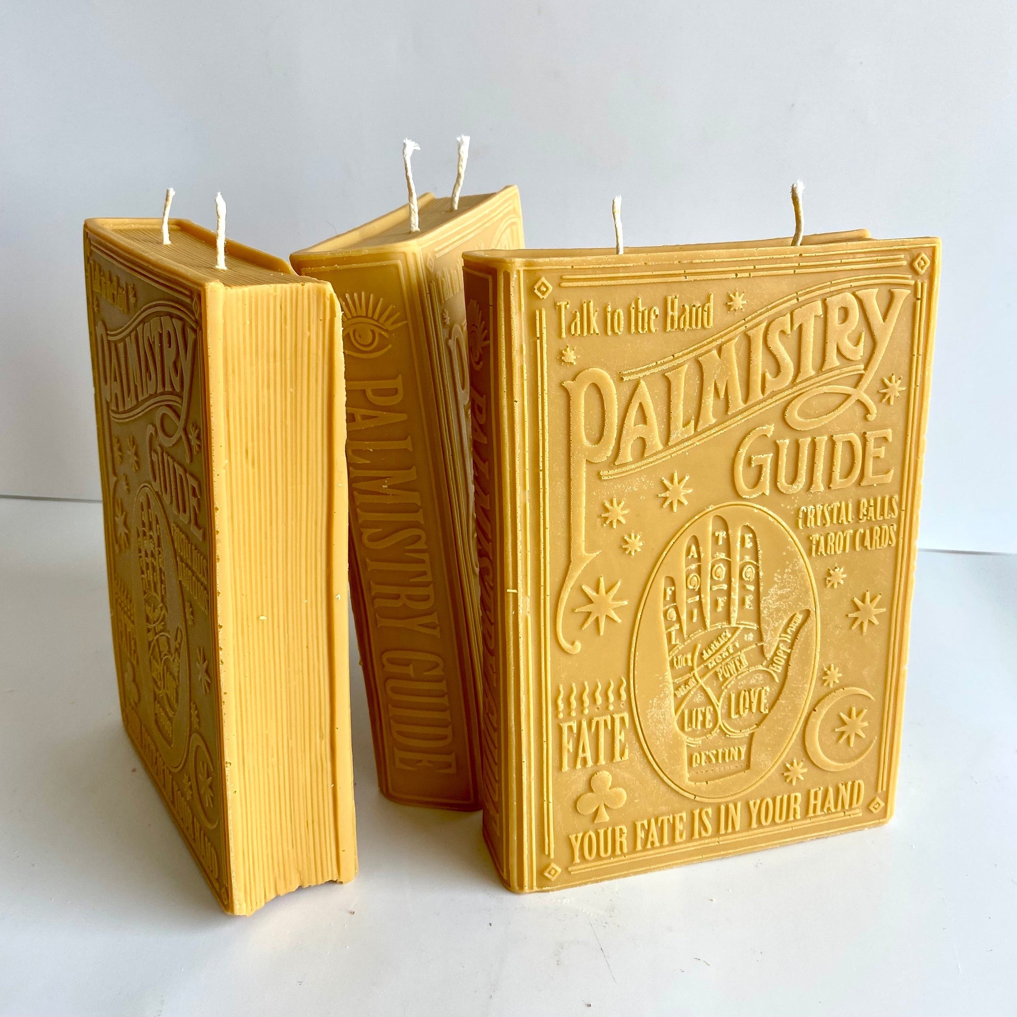 Palmistry Candle Book - Amber