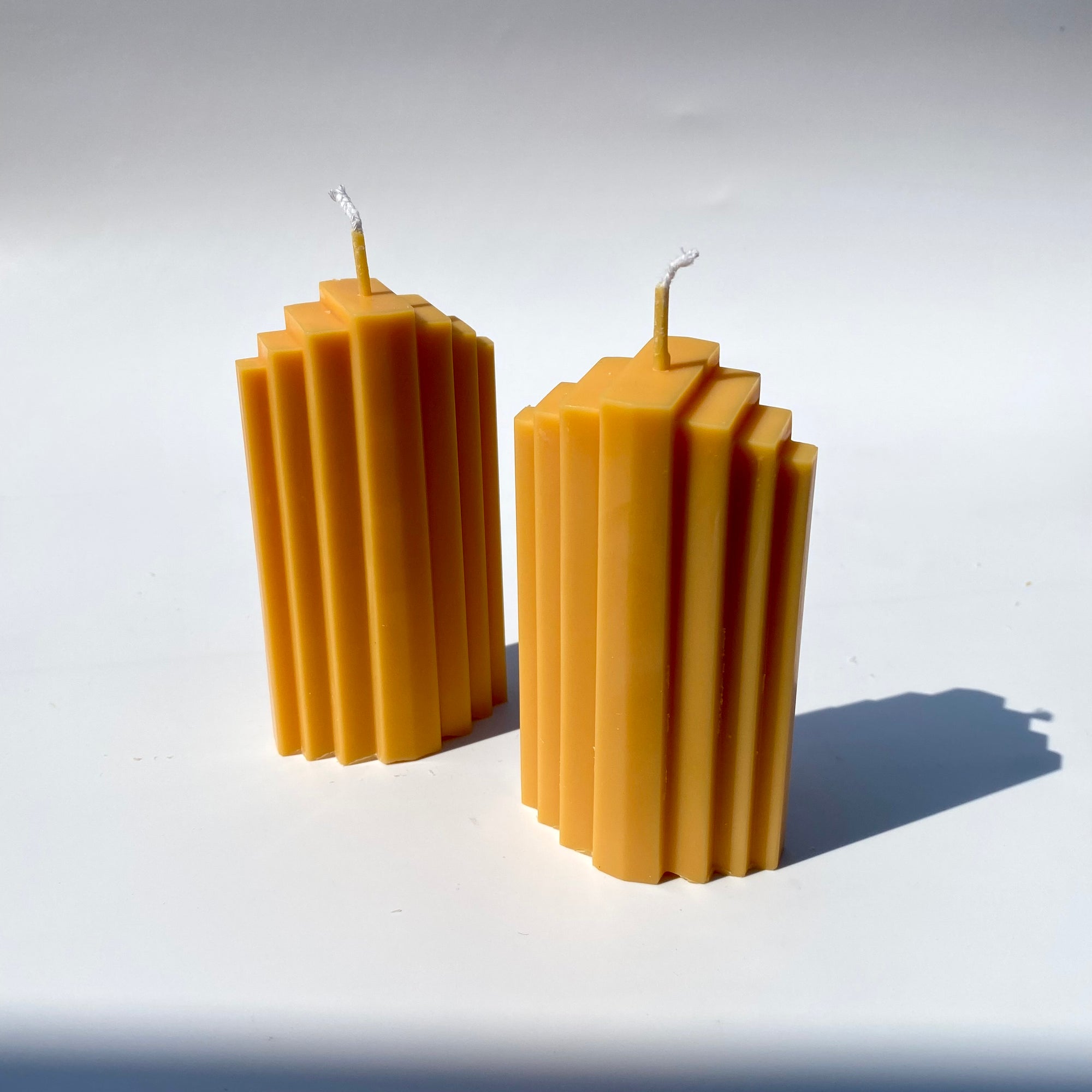 Geometric Candle - Butter