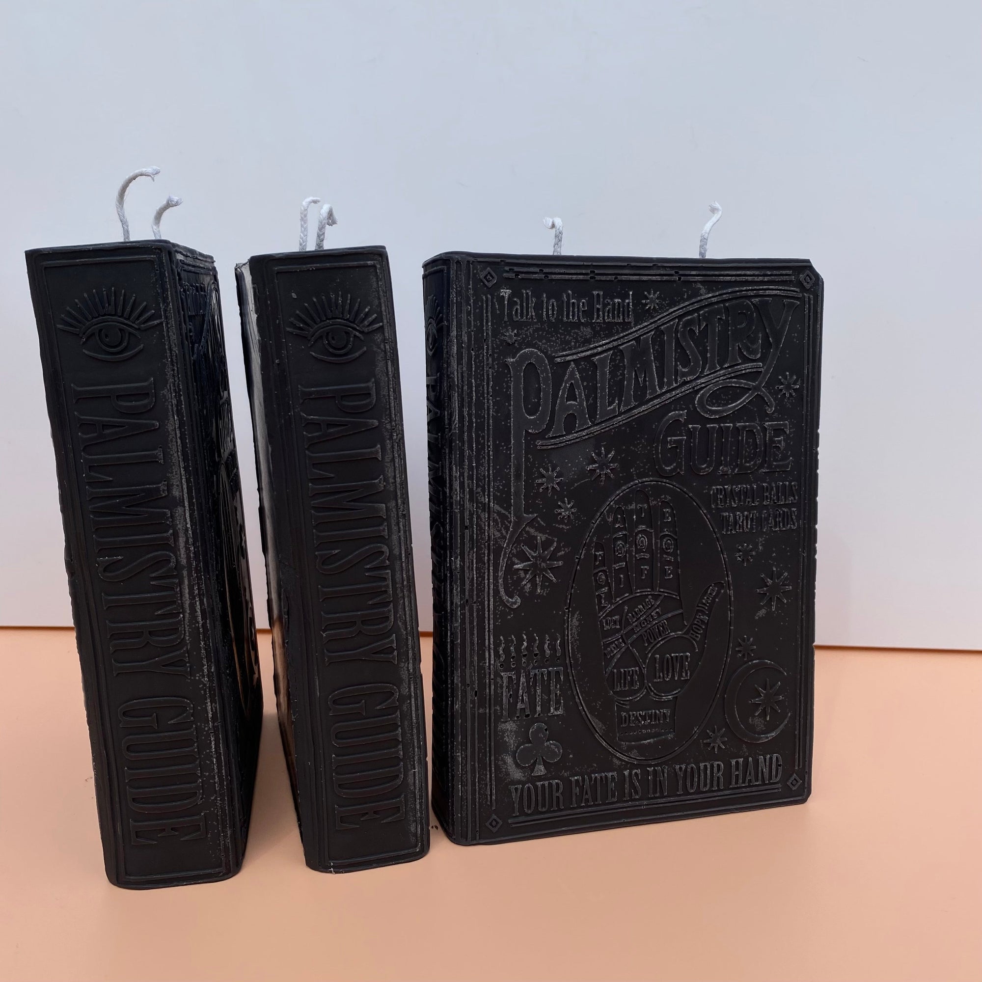 Palmistry Candle Book - Black