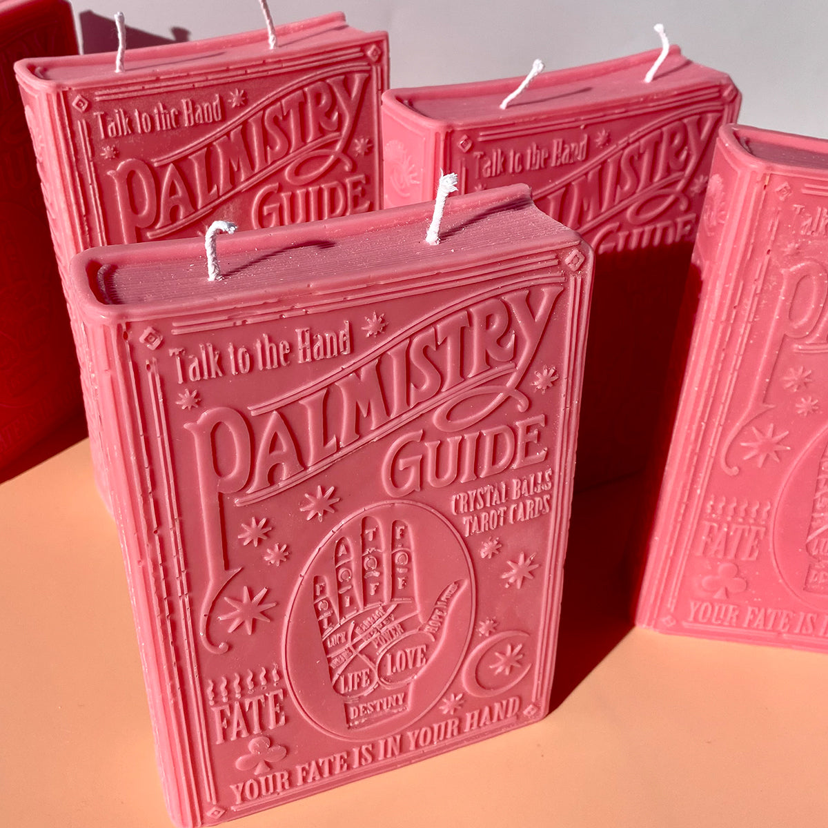 Palmistry Candle Book - Pink