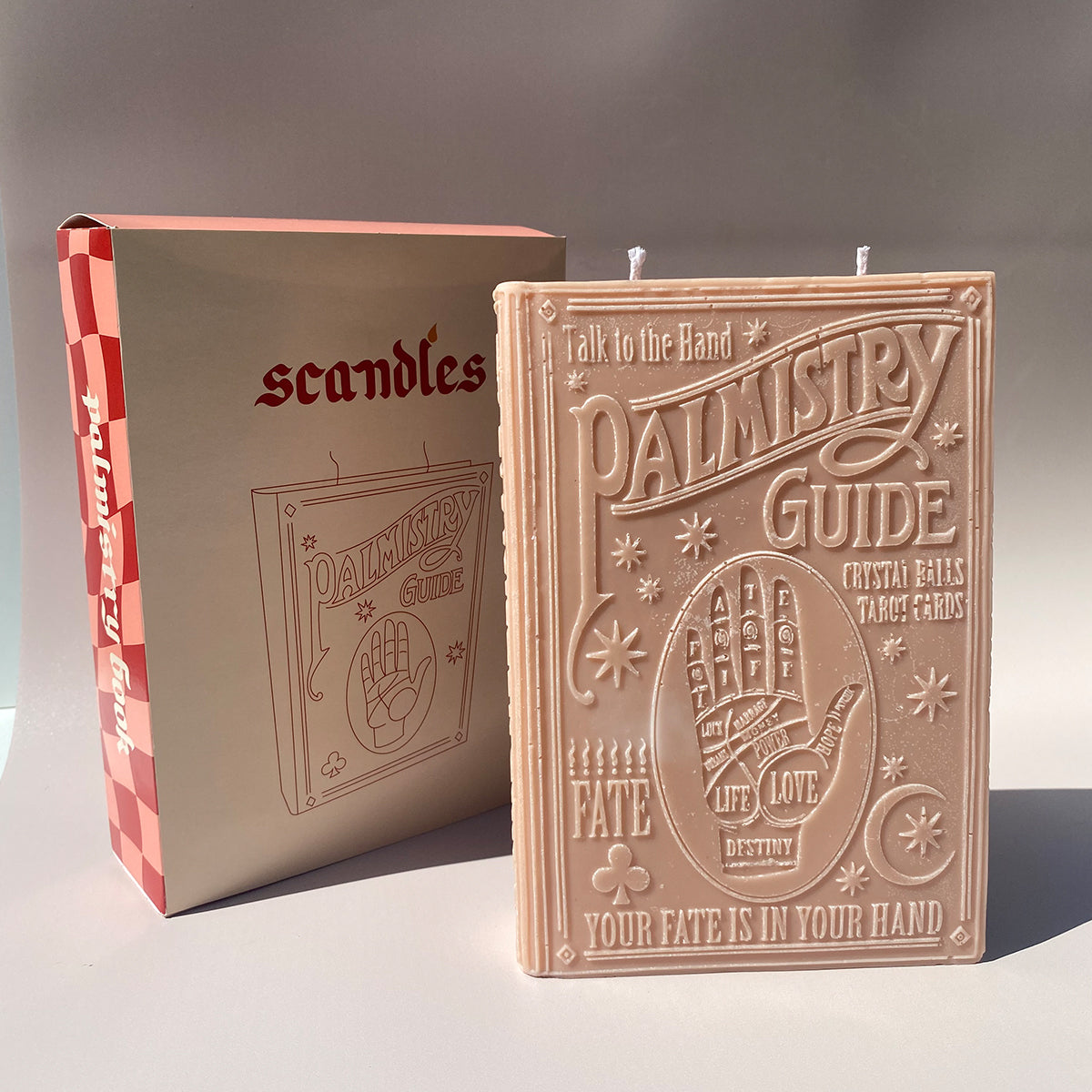 Palmistry Candle Book - Clay