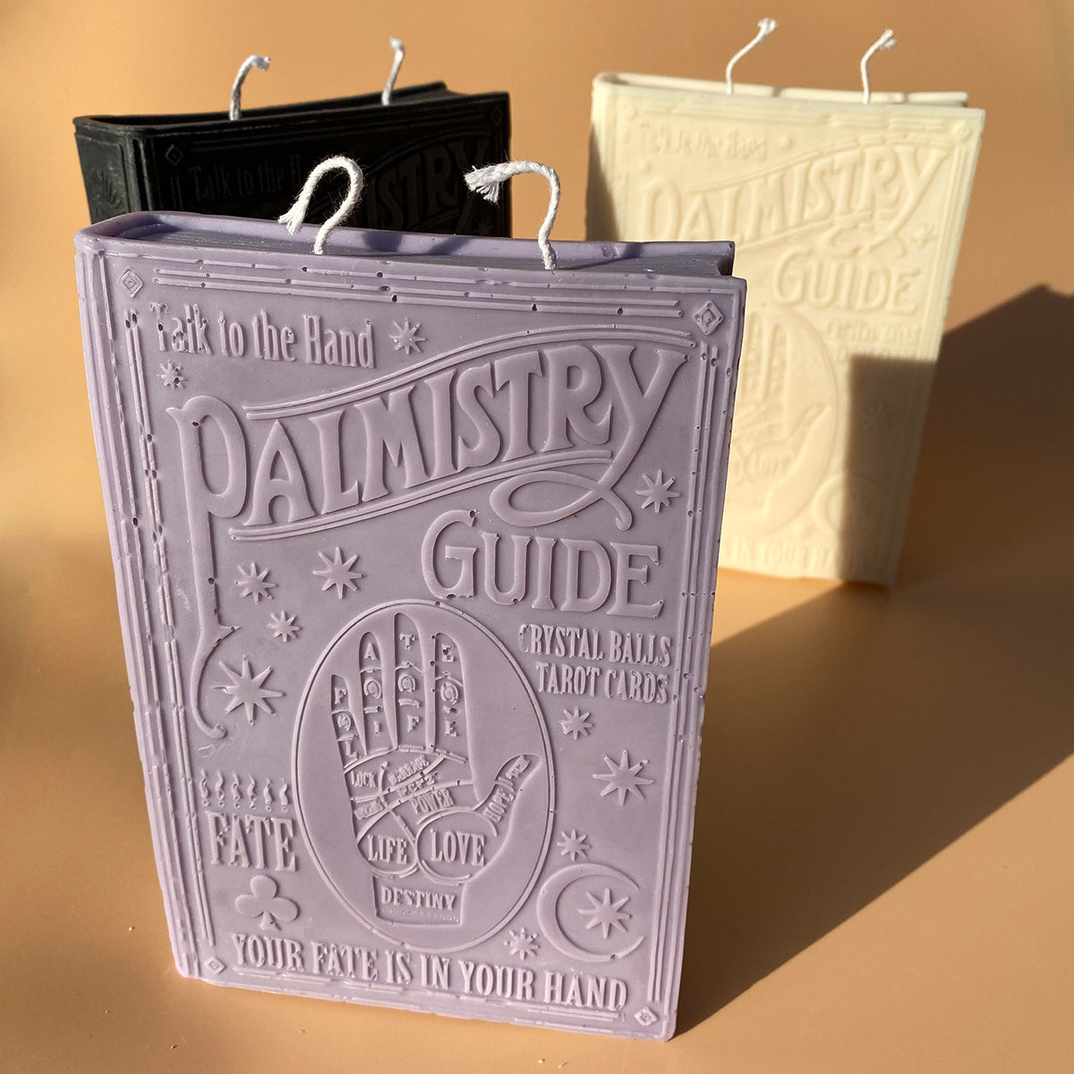 Palmistry Candle Book - Purple