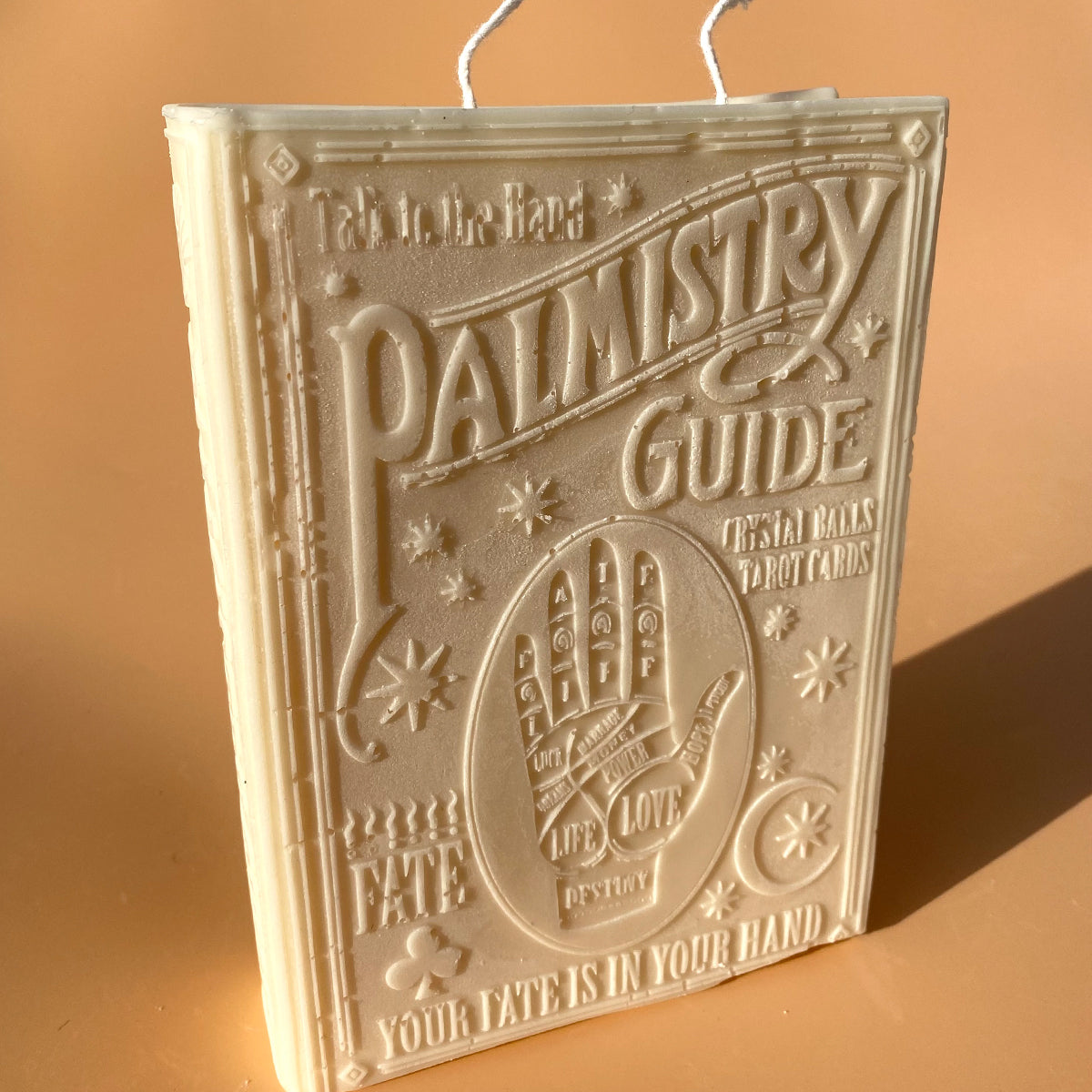 Palmistry Candle Book - White