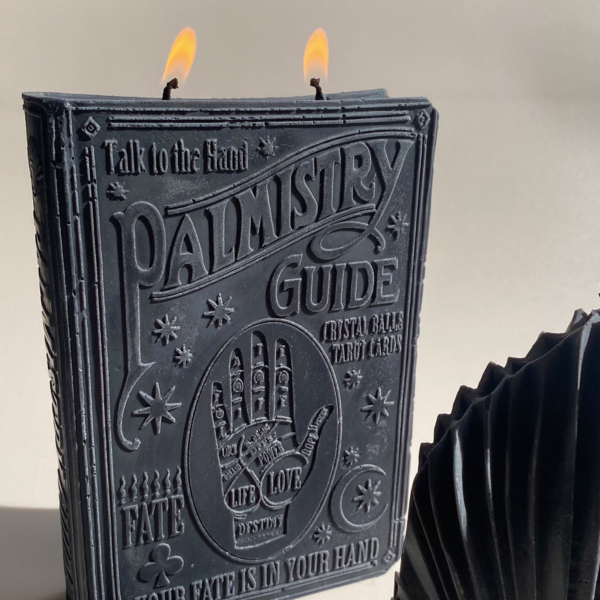 Palmistry Candle Book - Black