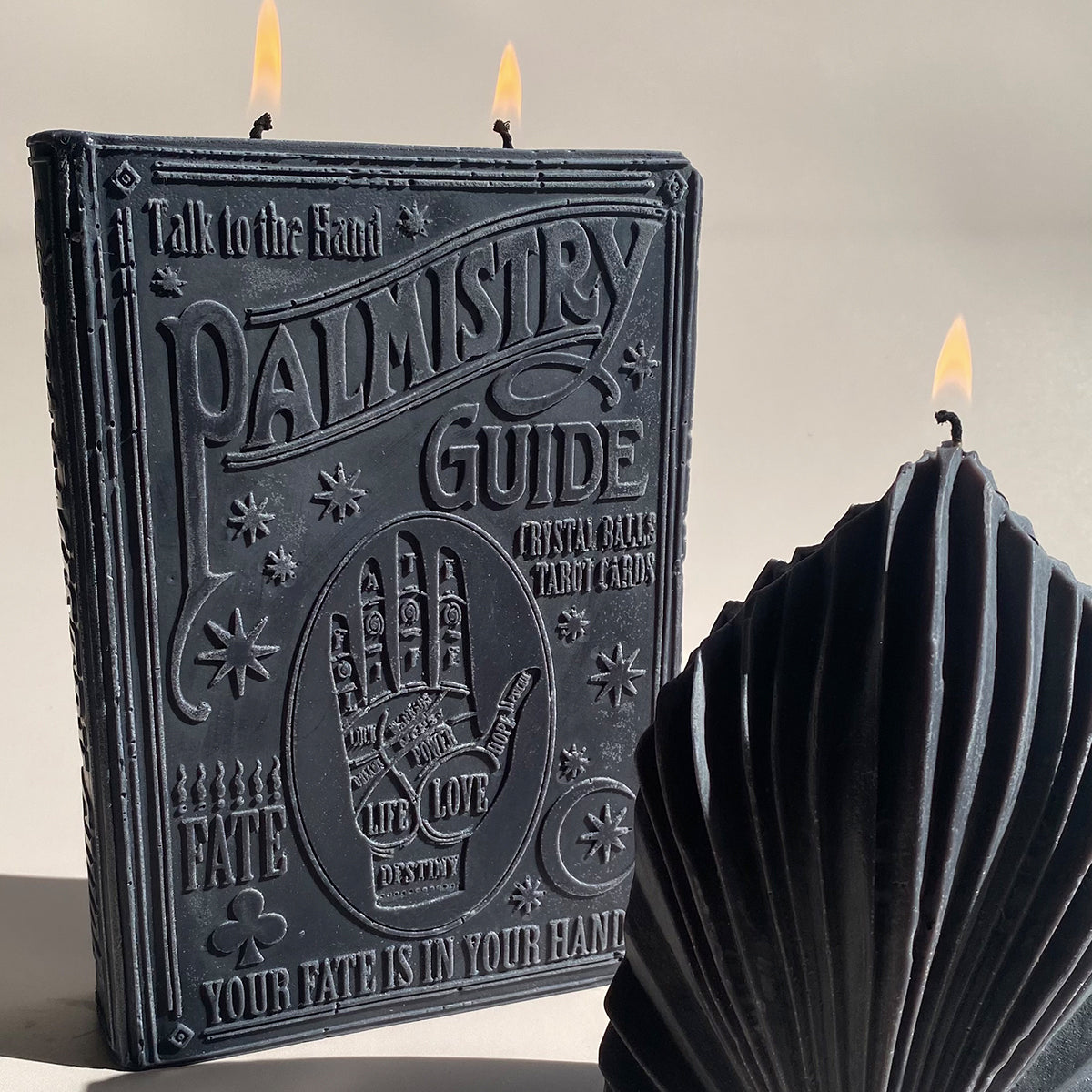 Palmistry Candle Book - Black