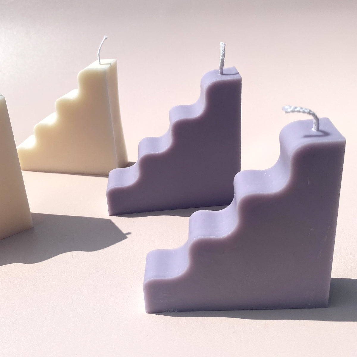 Stairs Candle - Lilac